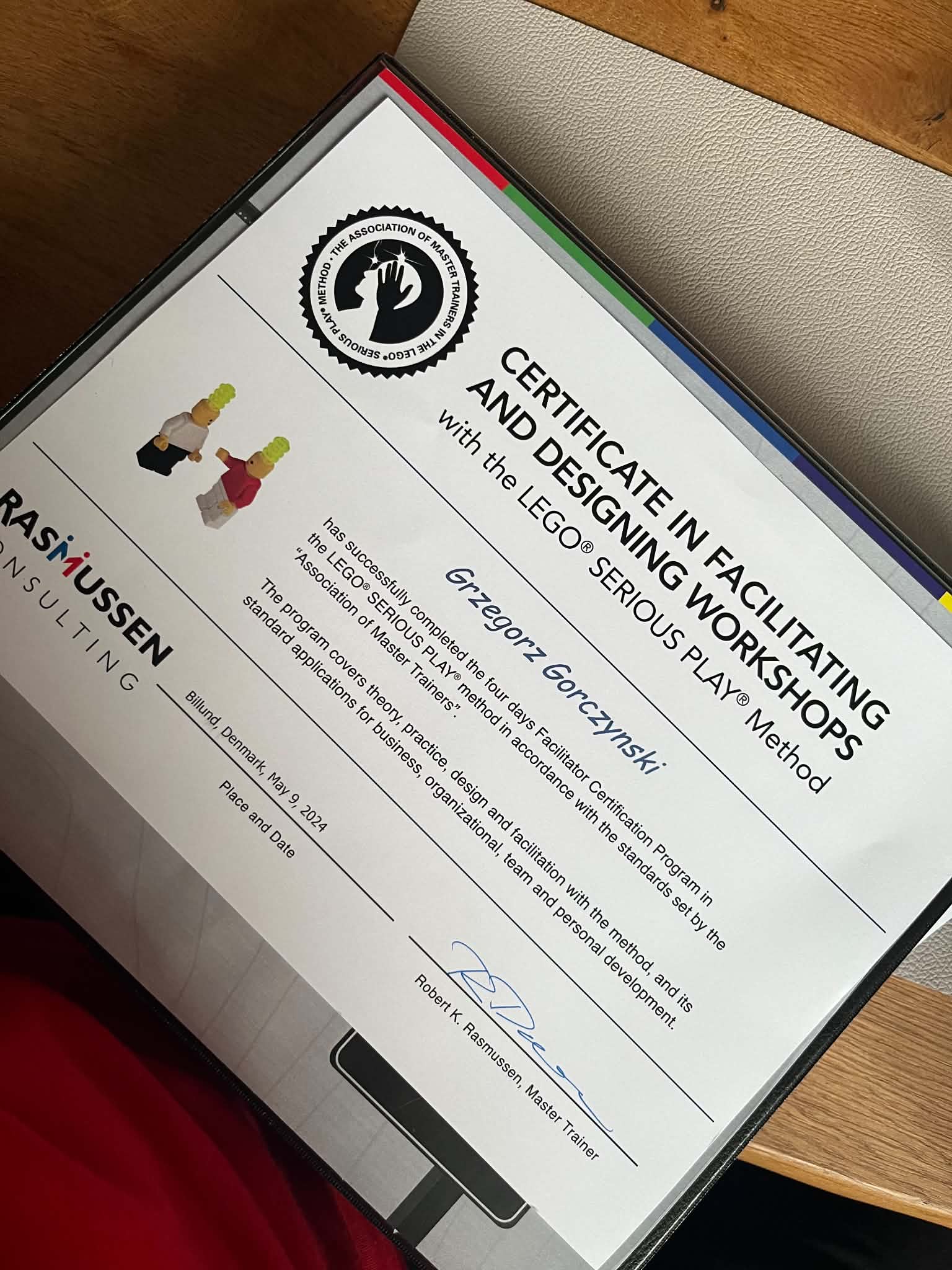 Gregor's LEGO Serious Play Certificate
